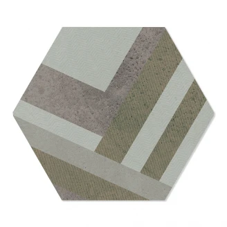 Hexagon Kakel Modern Trend Brun Matt 26x29 cm